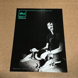 Brooks Wackerman of Bad Religion - DW Pedals - 2008 Print Advertisement
